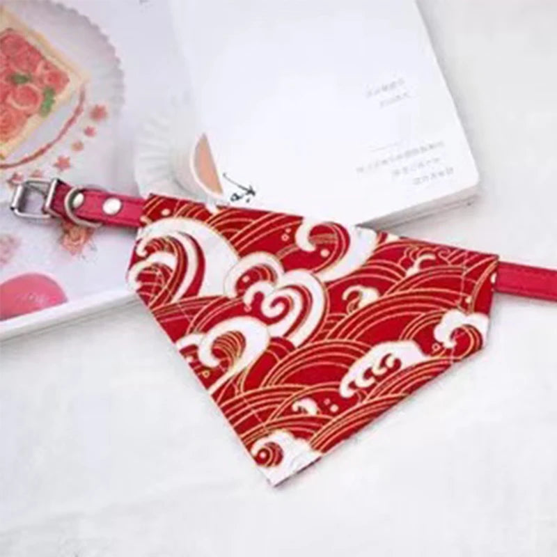 Adjustable Rabbit Collar – Bunny Bib Triangle Scarf and Cute Pet Dressing Accessory, Fashion Photo Prop and Decorative Outfit