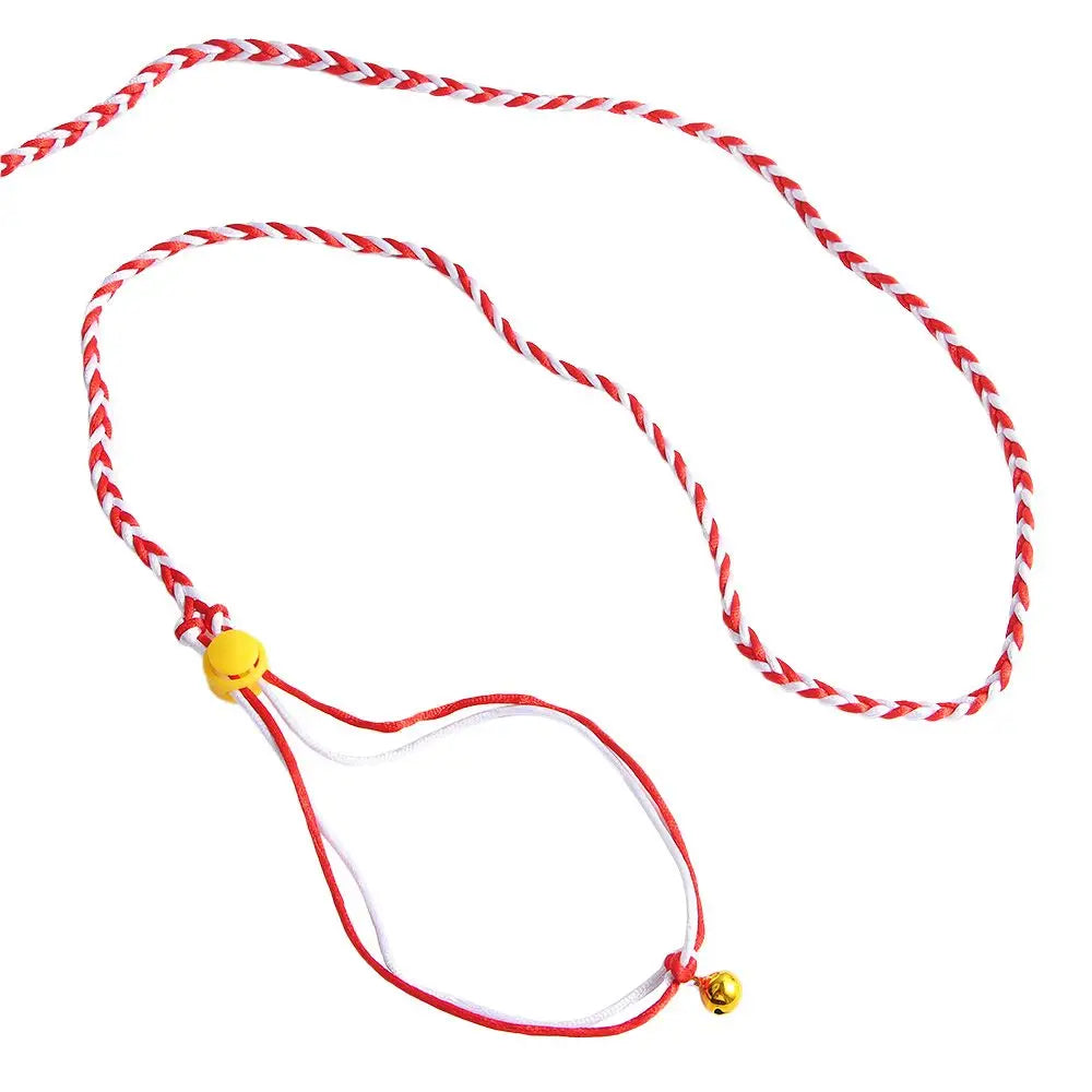 Handwoven Nylon Hamster Harness and Leash – Adjustable Pet Lead and Collar Rope for Hamsters, Squirrels, Rats, and Small Pets